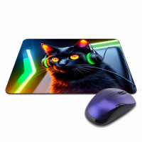 KMP459 Коврик для мыши 22х18см Кот Игрок