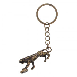 AD-BK-041 Брелок Денежный тигр, 10х2,5см