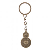 AD-BK-043 Брелок Тыква-горлянка и Багуа, 9,5х2,5см