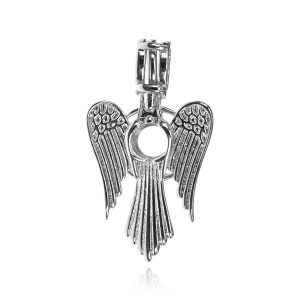 AMK022 Открывающийся аромамедальон Ангел, 2,5х1,5см