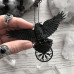 BJK465 Кулон Вегвизир и орёл на цепочке, 4х6см