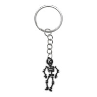 BK181-01 Брелок из ПВХ Скелет, 9х1,5см