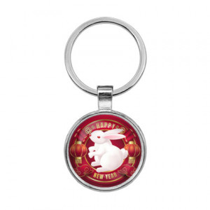 BKF0382 Брелок С Новым годом (Кролик)