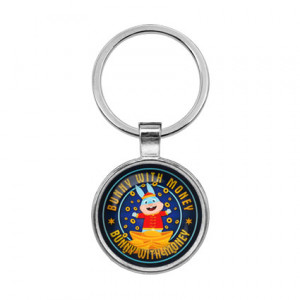 BKF0386 Брелок Кролик с деньгами