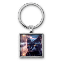 BKG-0036 Брелок Чёрный кот