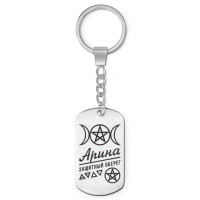 BKZ-155 Женский именной брелок - амулет Арина