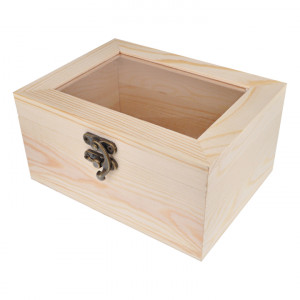 BOX024-01 Деревянная шкатулка, 16х12х8см