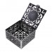 BOX025 Шкатулка для бижутерии на замке, 4,5х4х2,5см