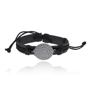 BS651 Браслет из натуральной кожи, 2,5см