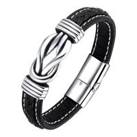 BS791 Кожаный браслет, 21см