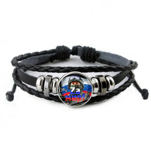 BSK-0240 Кожаный браслет Zа мир