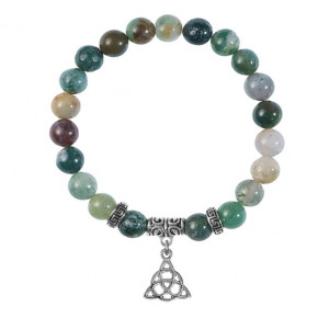 BSPE-18-0069 Браслет Трикветр (защита и гармония), Яшма