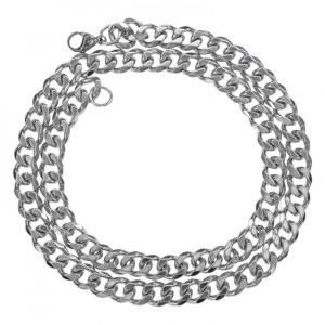 CN011 Цепочка 50см, цвет серебряный
