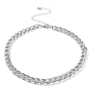 CN012-S Цепочка, 40см, цвет серебряный