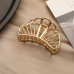 HK038-08 Краб для волос Ракушка, 4,5х7х3см