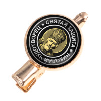 HZF-0045 Заколка Николай Чудотворец
