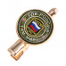 HZF-0232 Заколка Где Россия, там мир