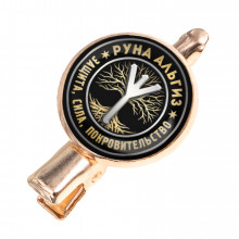 HZF-0344 Заколка Руна Альгиз