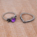 KL541-08 Парные кольца Знак Богини, размер 8