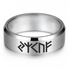 KLL-036-10 Кольцо c рунической формулой Увеличение доходов, р.10