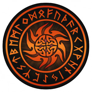 KM041 Коврик для мыши Солнцеворот, d.20см