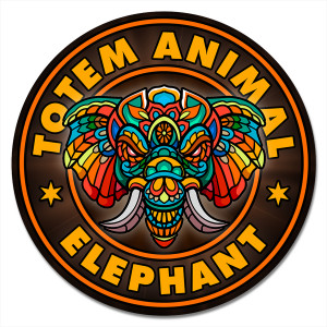 KM1135 Коврик для мыши Тотем Elephant (Слон), d.20см