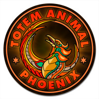 KM1142 Коврик для мыши Тотем Phoenix (Феникс), d.20см