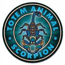 KM1146 Коврик для мыши Тотем Scorpion (Скорпион), d.20см