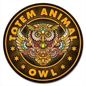 KM1149 Коврик для мыши Тотем Owl (Сова), d.20см