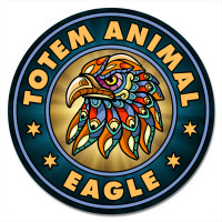 KM1150 Коврик для мыши Тотем Eagle (Орёл), d.20см