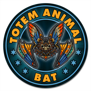 KM1156 Коврик для мыши Тотем Bat (Летучая мышь), d.20см