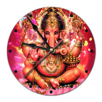 MCH020 Часы настенные Ганеш 20см, пластик