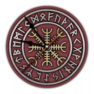MCH063 Часы настенные Крест непобедимости 20см, пластик