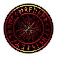 MCH092 Часы настенные Астромандала 20см, пластик
