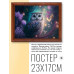 POSG-0214 Постер в рамке 23x17см Сова