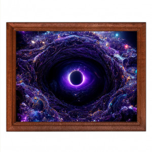 POSG-0227 Постер в рамке 23x17см Чёрная дыра