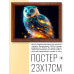 POSG-0234 Постер в рамке 23x17см Сова