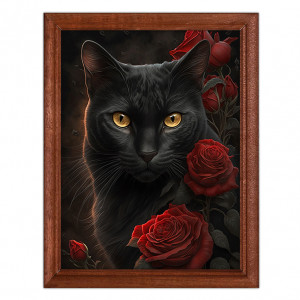 POSV-0333 Постер в рамке 17x23см Кошка
