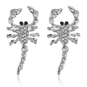 SE217 Серьги Скорпион, 4,5х2х1см