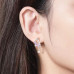 SE284 Серьги Звёзды и месяц, 3,5х1,5х1см