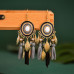 SE316-01 Серьги с кисточками, 10х3х1см, цвет чёрный