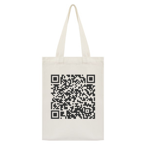 SUMS-1024 Сумка - шоппер с принтом QR-код