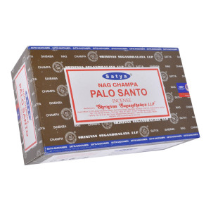 Сатия-15-BL Блок благовоний Palo Santo (Пало Санто) 12 упаковок по 15 грамм