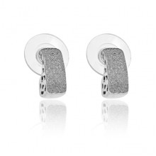 UD170-s Серьги Вечерние, 10х5х10мм, цвет серебряный
