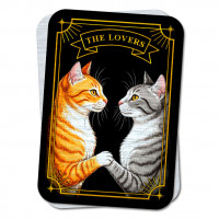 YAN711 Кошачье Таро The Lovers - Влюбленные