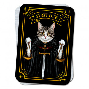 YAN716 Кошачье Таро Justice - Справедливость