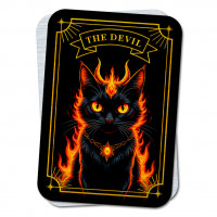 YAN720 Кошачье Таро The Devil - Дьявол