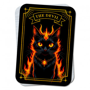YAN720 Кошачье Таро The Devil - Дьявол