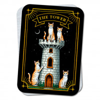 YAN721 Кошачье Таро The Tower - Башня