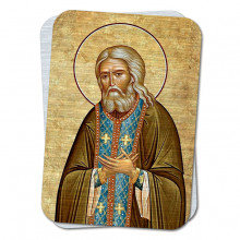 M-YAN858 Металлический магнит Серафим Саровский